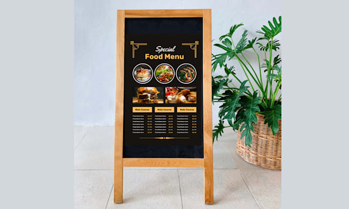 Design modern restaurant menu by Danielsharum | Fiverr