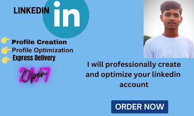 Linkedin account create and optimization by Sabbirhosain0 | Fiverr