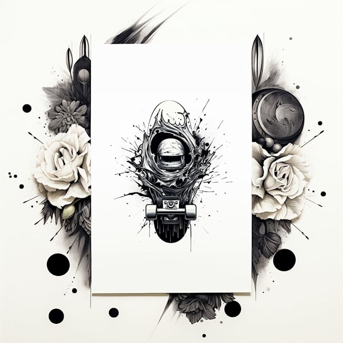 Create your tattoo design with a real tattoo artist by Kaulyte Fiverr