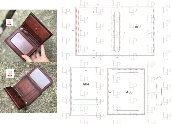 design patterns for sewing leather, pattern leather