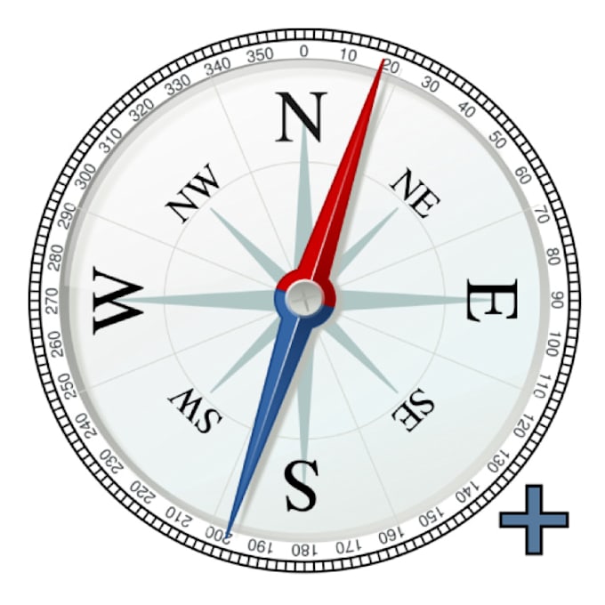 create android compass app with some extra features