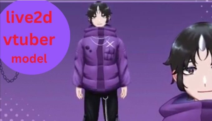 draw 2d vtuber model, 2d vtuber, 2d vtuber rigging and 2d vtuber model