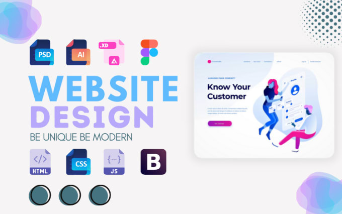 Convert figma design to an html css javascript by Yassinelahbalat | Fiverr