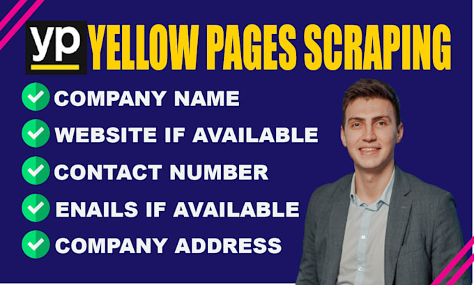 scrape yellow pages for b2b business lead generation
