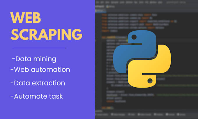 do python web scraping to gather data efficiently