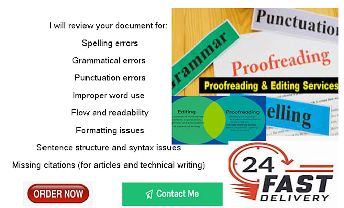 proofread and edit your content in 24 hours