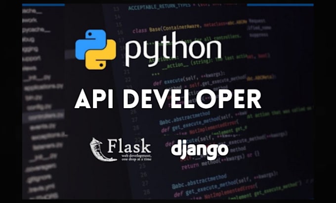 build custom flask django rest api python web development