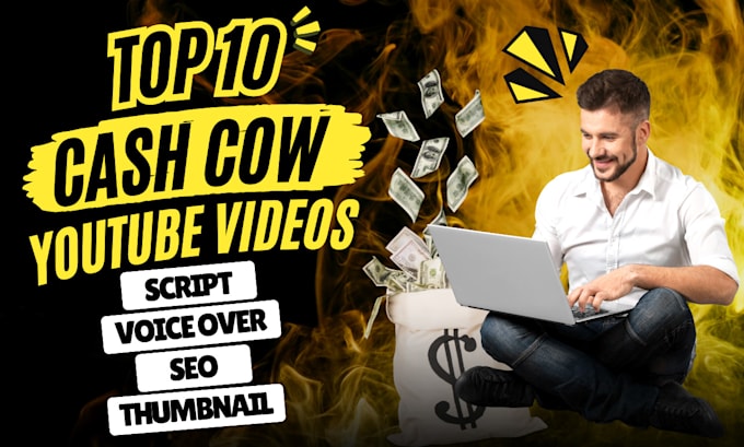 create cash cow videos, professional top 10 video editing and youtube automation