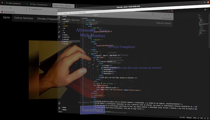 Create a webpage with html5, css and javascript by Cleanwaterdev | Fiverr
