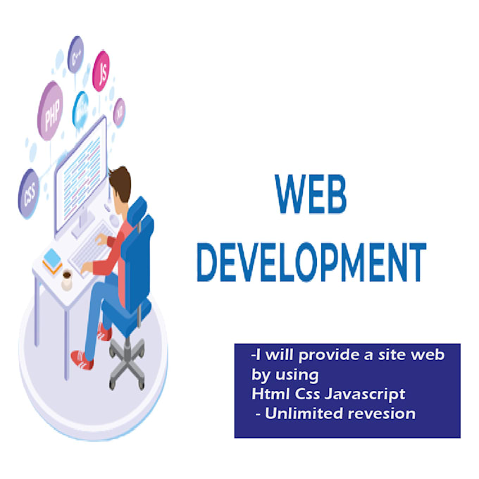 Develop and design a website using html css and javascipt by Ekmhyr ...