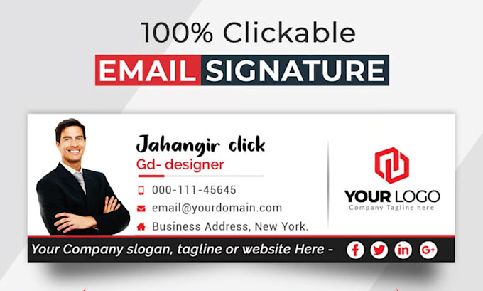 do clickable email signature, clickable html email signature