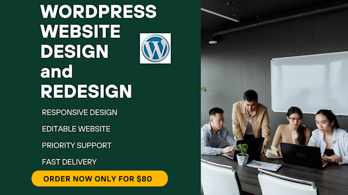 create and edit responsive wordpress website design