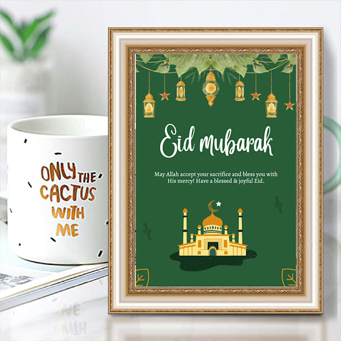 deisgn eid posters and cards