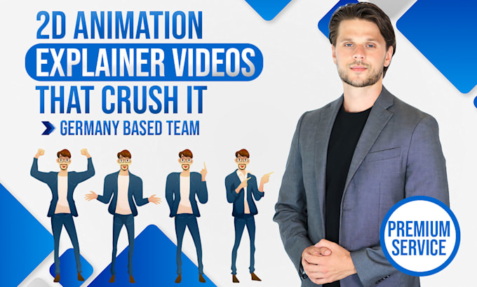 do premium custom explainer video animation