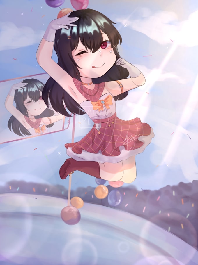 draw a cute chibi from a character, oc, or real life people