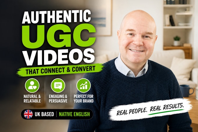 create authentic ugc actor content creator videos