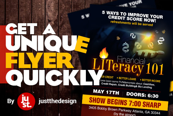 create professional poster design for your needs
