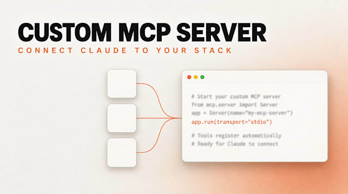 build a custom mcp server for claude code, cursor, ai agents