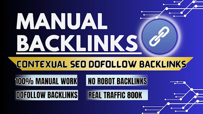 do high quality contextual seo dofollow manual backlinks