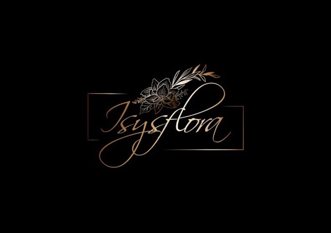 design a growing popularity modern floral logo