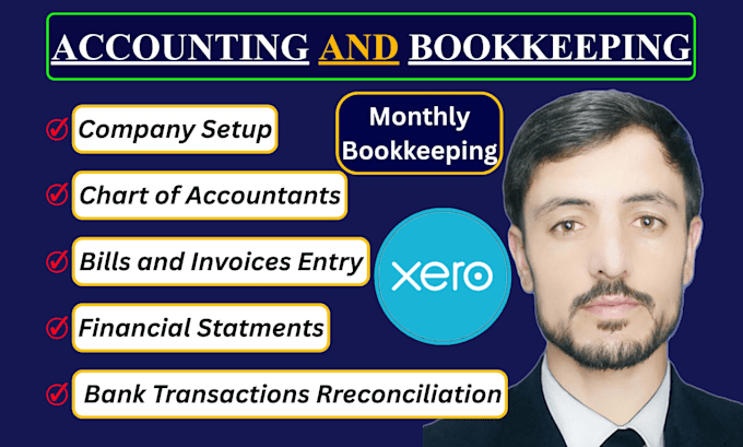 do xero bookkeeping, reconciliation, catch up cleanup, and financial reports