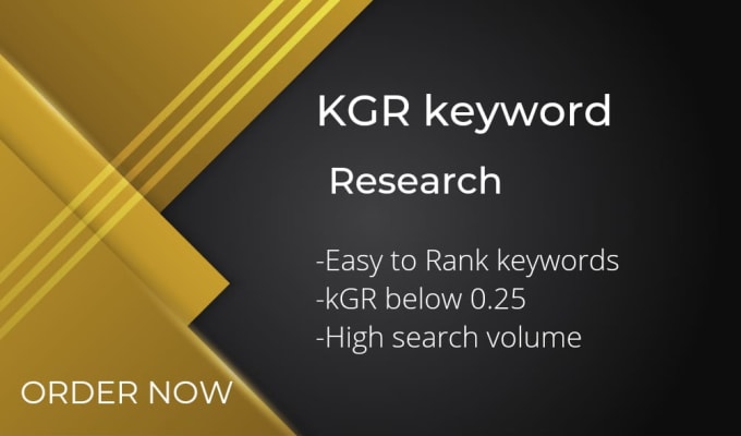 Kgr keywords discount