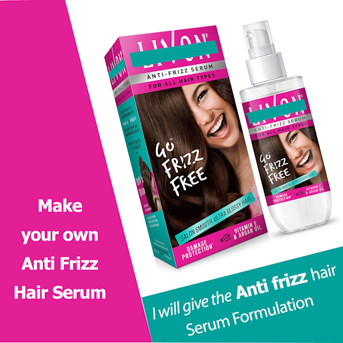 Give the anti frizz hair serum formulation by Baberkhan1979 Fiverr