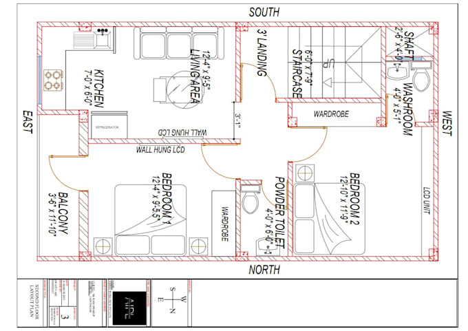 Create 2d furniture layout by Swati_2212 | Fiverr
