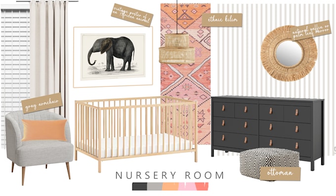 design a beautiful nursery room