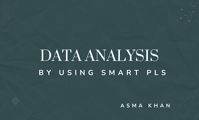 do statistical data analysis on smart pls or spss