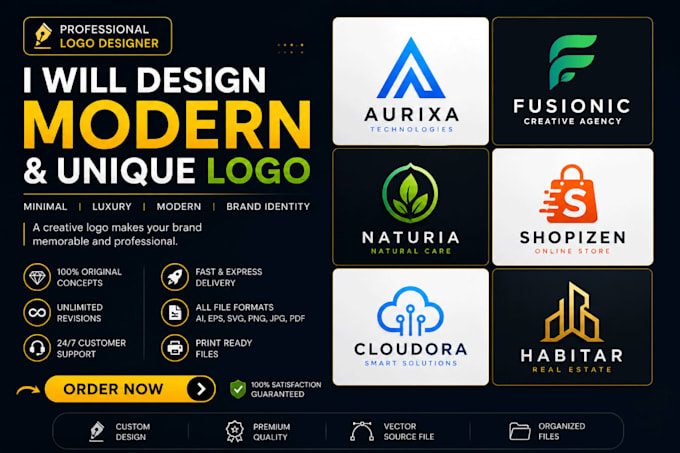 do unique modern minimalist medical corporate business logo design