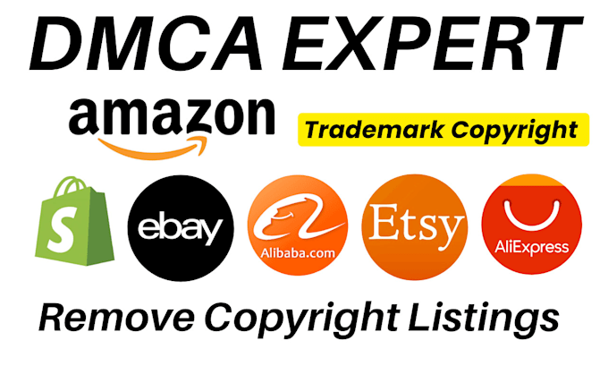 report copied products,shopify,ebay,etsy, walmart,under dmca