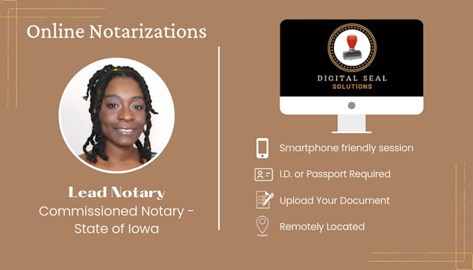 provide online notary services for you