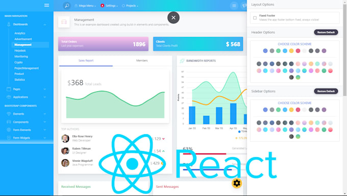 Develop and fix your web applications or website in react