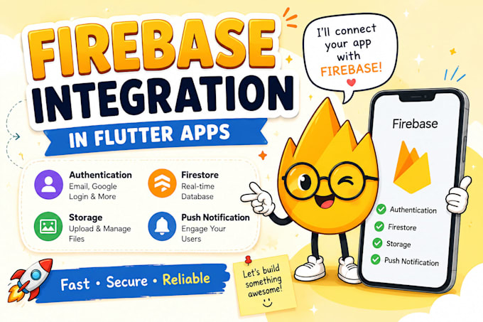 integrate firebase in your flutter app