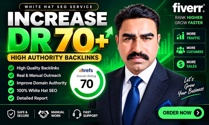 increase ahrefs domain rating 70 plus, increase dr 70plus