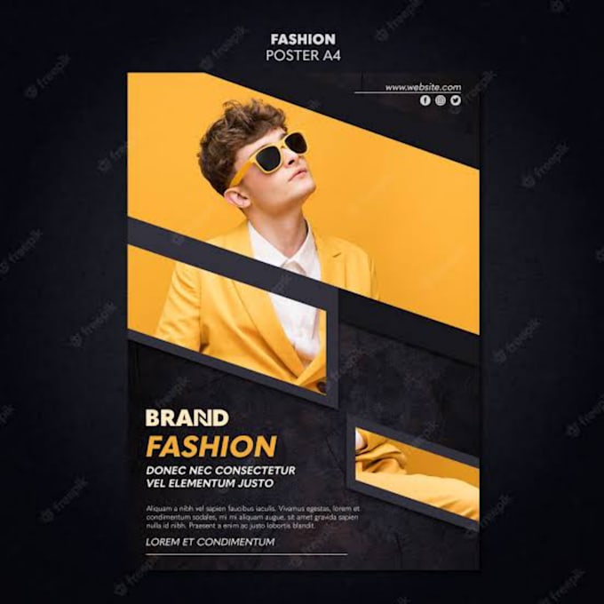 create a product advertisement poster and flyer