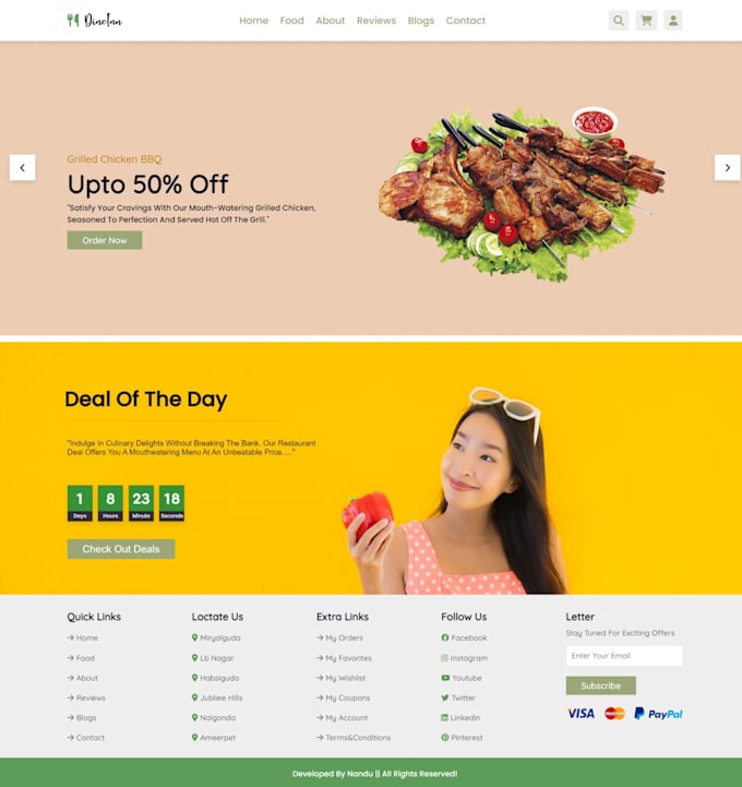 Do websites using html,cssand javascript by Nanduvarma_ | Fiverr