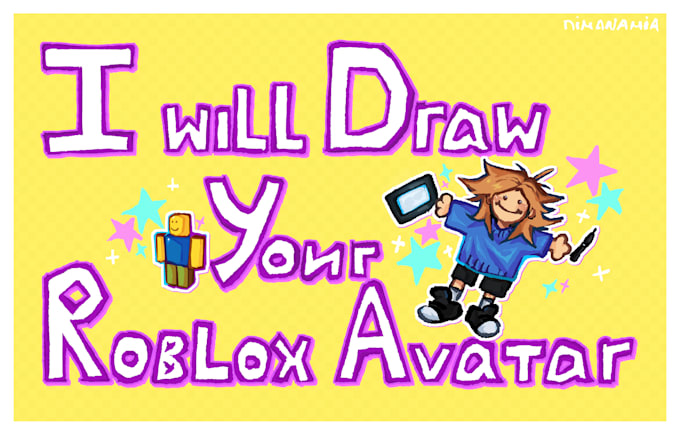 draw your roblox, minecraft or oc avatar