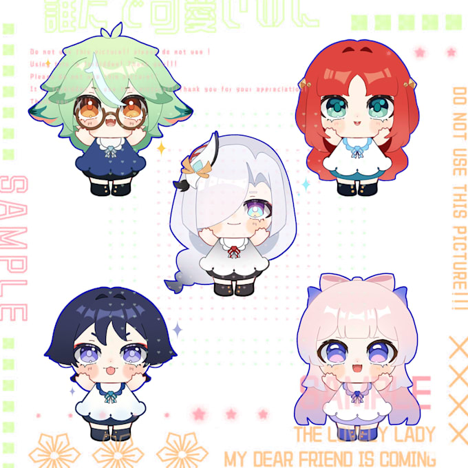 draw a cute chibi cupcake ych icon