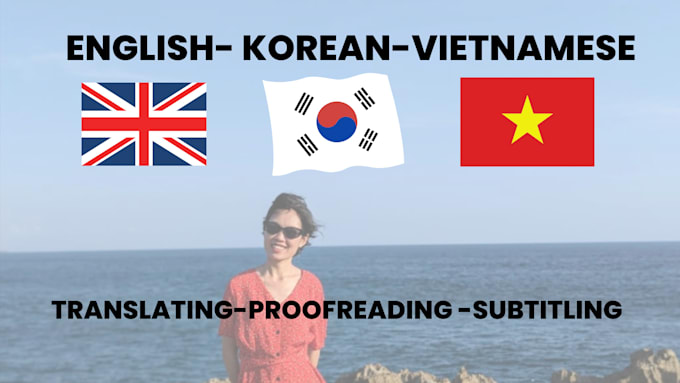 translate and create subtitles from english to vietnamese and korean