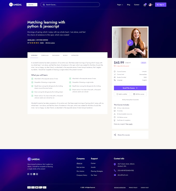 build lms learning management system saas with all features