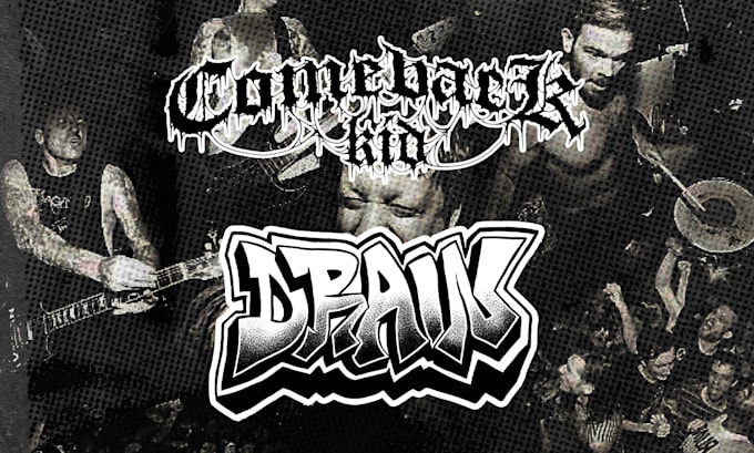 draw extreme, metal logo