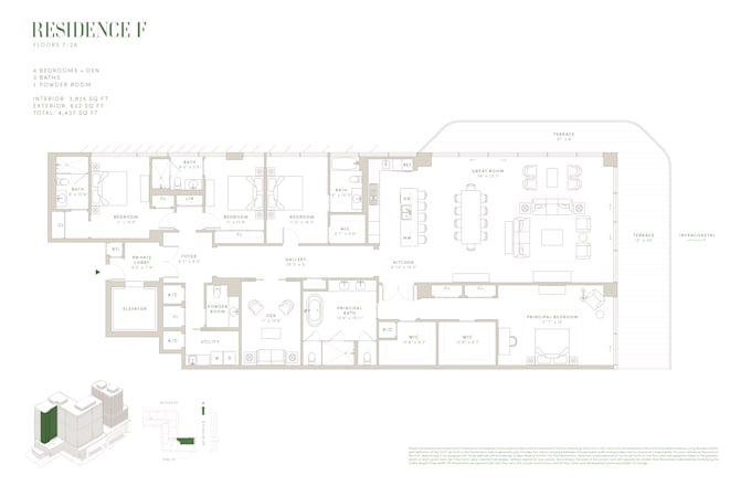 Redraw floor plan in adobe illustrator for real estate marketing by ...