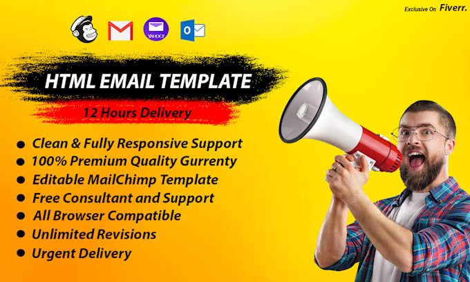 Code Responsive Html Email Template And Mailchimp Template Within 12hours By Wp Niloy Fiverr Code Responsive Html Email Template And Mailchimp Template Within 12hours By Wp Niloy Fiverr