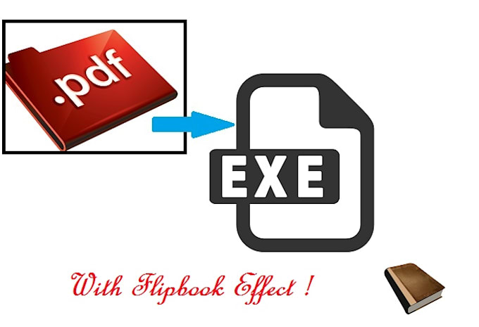 convert any pdf into an exe flipbook document