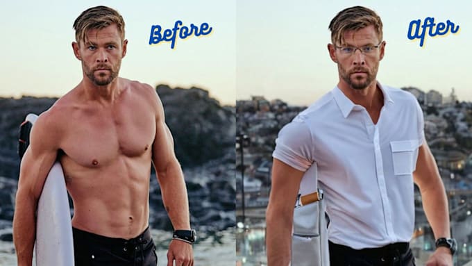 make your profile picture into professional photo