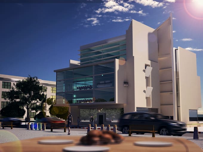 make 3d architecture design from your 2d file