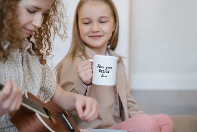 create with your logo coffee mug short video ads