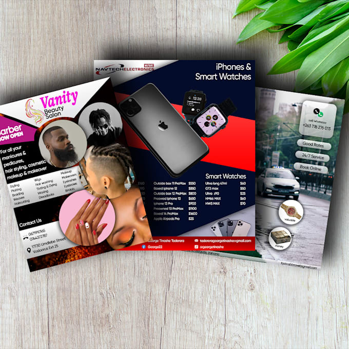 Create a flier for your business by Podadesigns | Fiverr